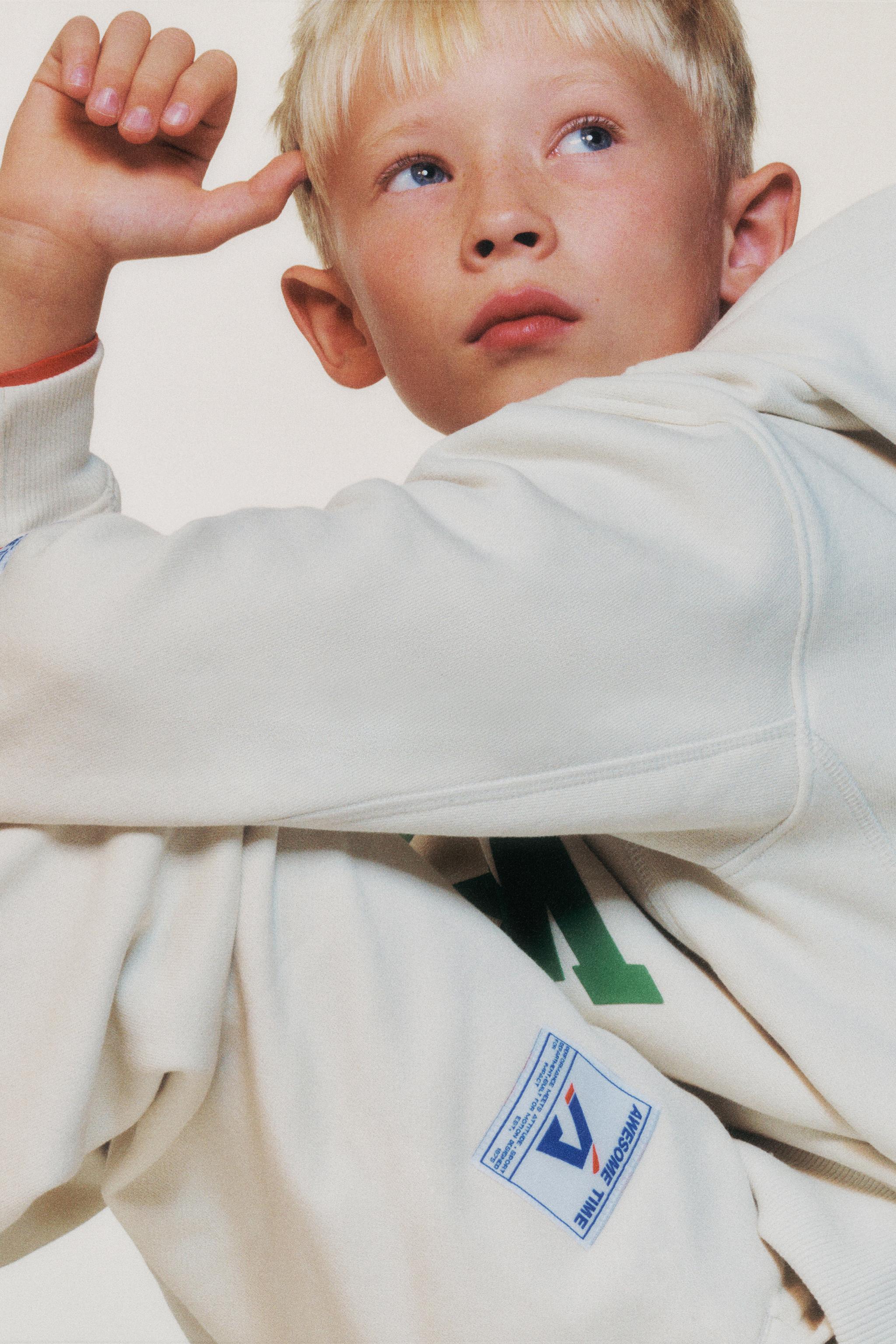 JOGGING HOODIE SWEATSHIRT WITH TEXT